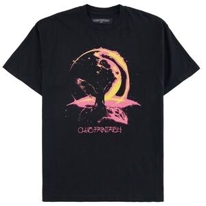 CLUB FANTASY SHORT SLEEVE CREWNECK T-SHIRT SMALL BLACK women’s nwot